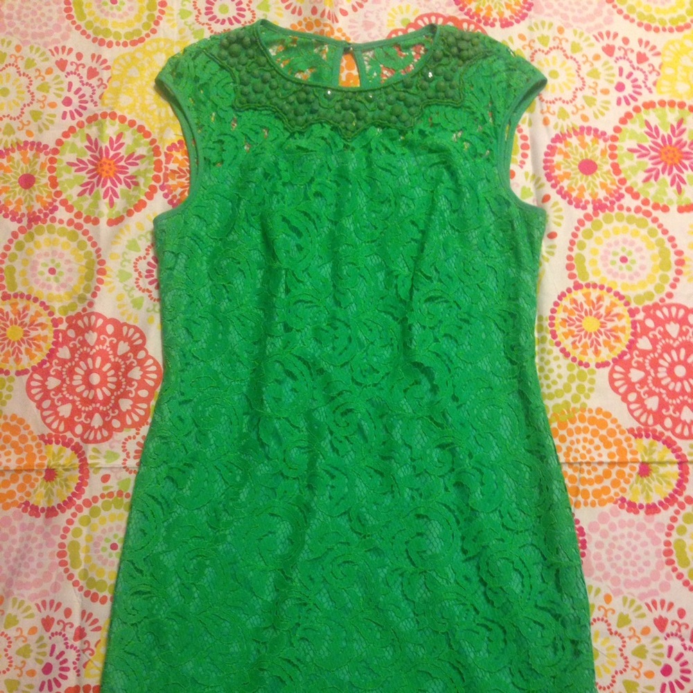 Beautiful Green Adrianna Papell Dress